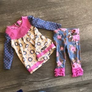 Matilda Jane shirt and pants set - May 2017